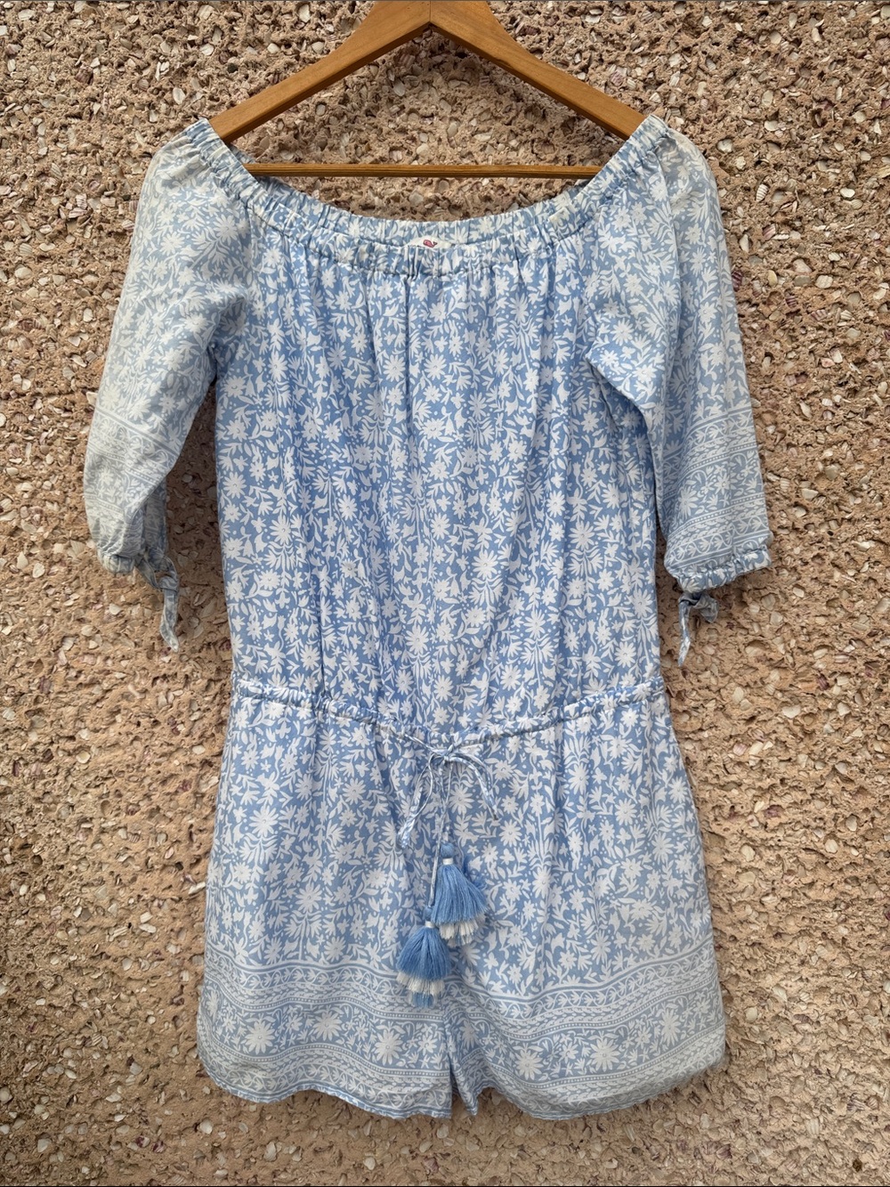 Vineyard Vines Otomi Off Shoulder Romper - Picture 2 of 11